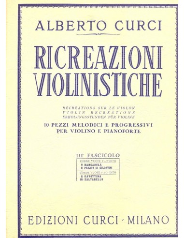 Curci Ricreazioni violinistiche 3°...