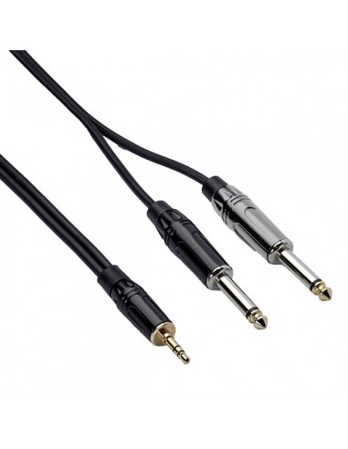 Cavo interlink jack stereo Ø 3,5 mm 2...